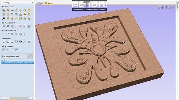 Aspire Vectric tutorial making a 3D Relief