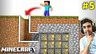 SECRET WAY TO GOLD MINE | MINECRAFT GAMEPLAY #5