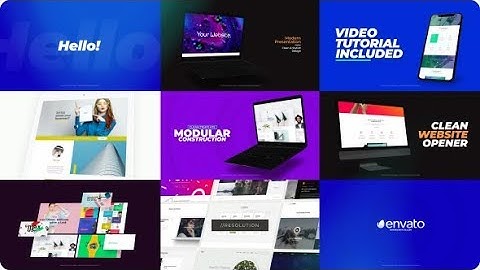 After Effects Template: Website Intro