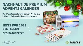 Nachhaltige Premium Adventskalendern Von Papacks 24 Tage Dauerpräsenz Bei Ihren Kunden