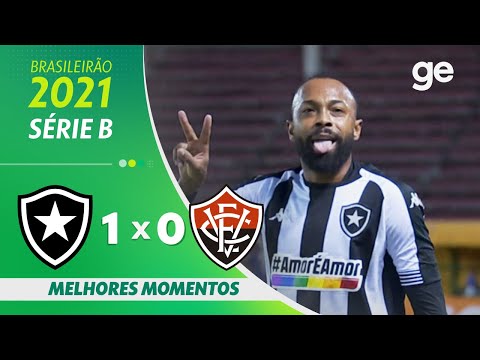 BOTAFOGO 1 X 0 VITÓRIA | MELHORES MOMENTOS | 8ª RODADA BRASILEIRÃO SÉRIE B 2021 | ge.globo