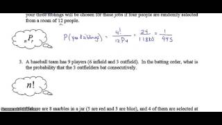 2 6 Probability with Permutations and Combinations Details