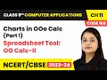 Charts in OOo Calc (Part 1) - Spreadsheet Tool: Oo Calc-II | Class 9 Computer Applications Ch 11