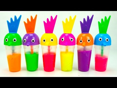 Сюрпризы и игрушки в цветных лизунах