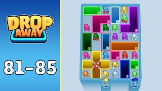 Drop Away: Color Puzzle Levels 81-85 | Every Puzzle Solved! 🎯