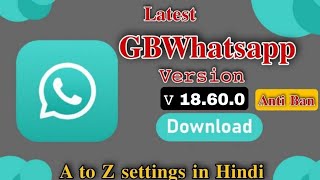 latest gb whatsapp 18.60.0 features and settings screenshot 5