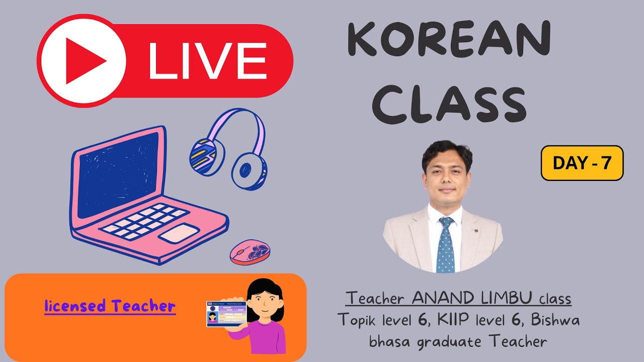 Eps korean daily live class// Day 7//