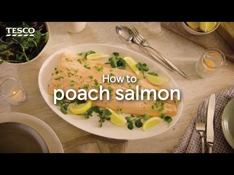 1-minute expert: How to poach salmon | Tesco Food