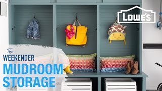 DIY Mudroom Storage image