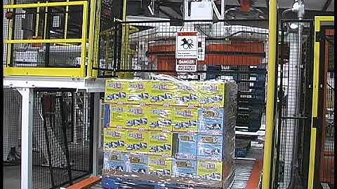 Layer Palletizer & Wrap by Sage Automation