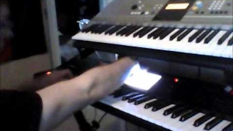 Dubstep improv with Korg M50 and Korg Kaossilator Pro
