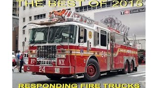 Best of 2015 FDNY responding firetrucks HD ©