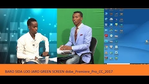 SI FUDUD U JAR  dobe  Green screen Chroma key tutorial  walking on water"