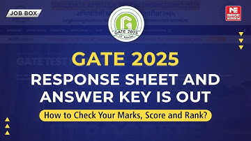 GATE 2025 Response Sheet Out | Marks & Rank Prediction Guide | Check Now | MADE EASY