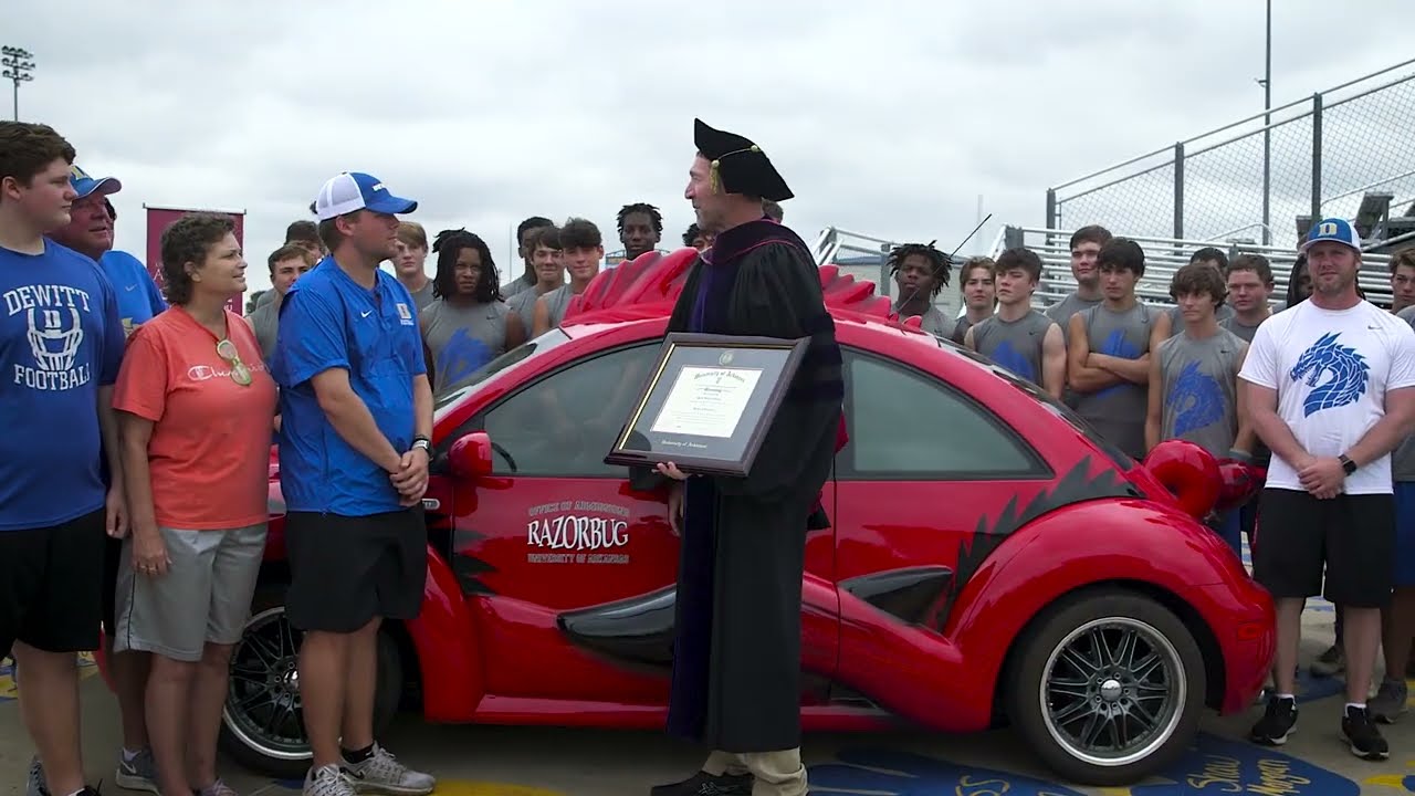 View short video about Jacob Qualls receiving his Master of Education in Physical Education diploma