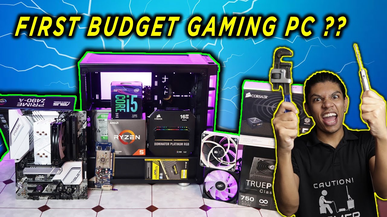 How to build / assemble a Budget Gaming PC || step by step PC BUILD