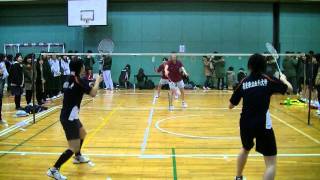 20120122  新人戦  平田理河原vs前花大崎  4 3