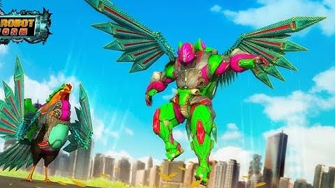 Amazing Rooster Robot Transforming | Rescue City Robot Wars Android GamePlay | By Game Crazy