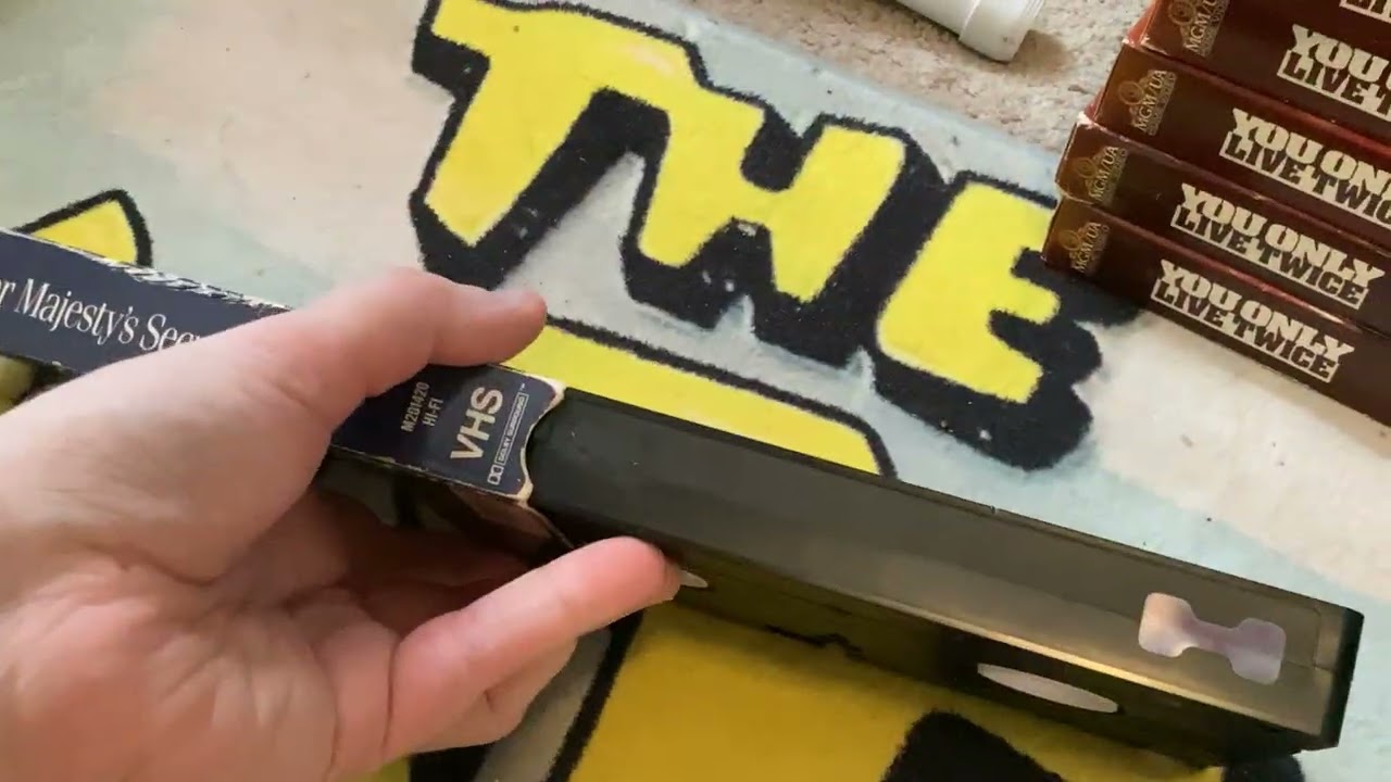 My James Bond 007 vhs collection 