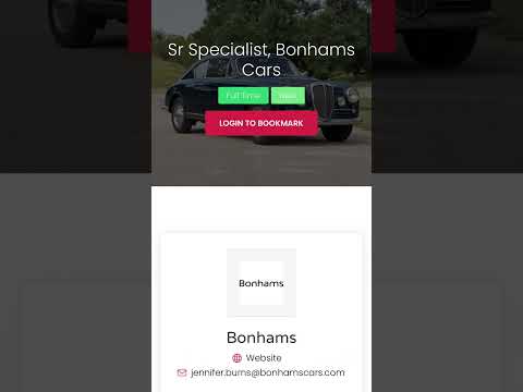 Classic Automotive Jobs
