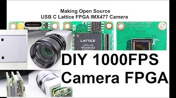 Making OpenSource USB C  Industrial HQ camera with Lattice FPGA, Cypress FX3 C Mount IMX477 #JLCONE