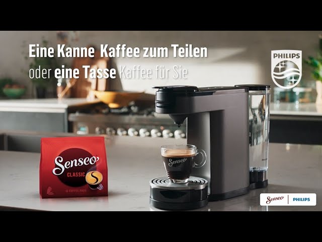 Die neue Senseo Switch HD6592 mit Crema Plus und Kaffeestärkewahl - YouTube