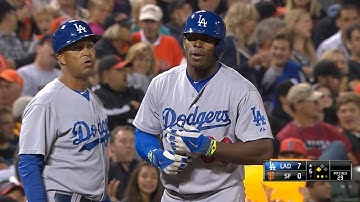 LAD@SF: Dodgers notch five triples vs. the Giants