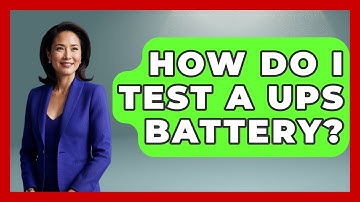 How Do I Test A UPS Battery? - Your Computer Companion