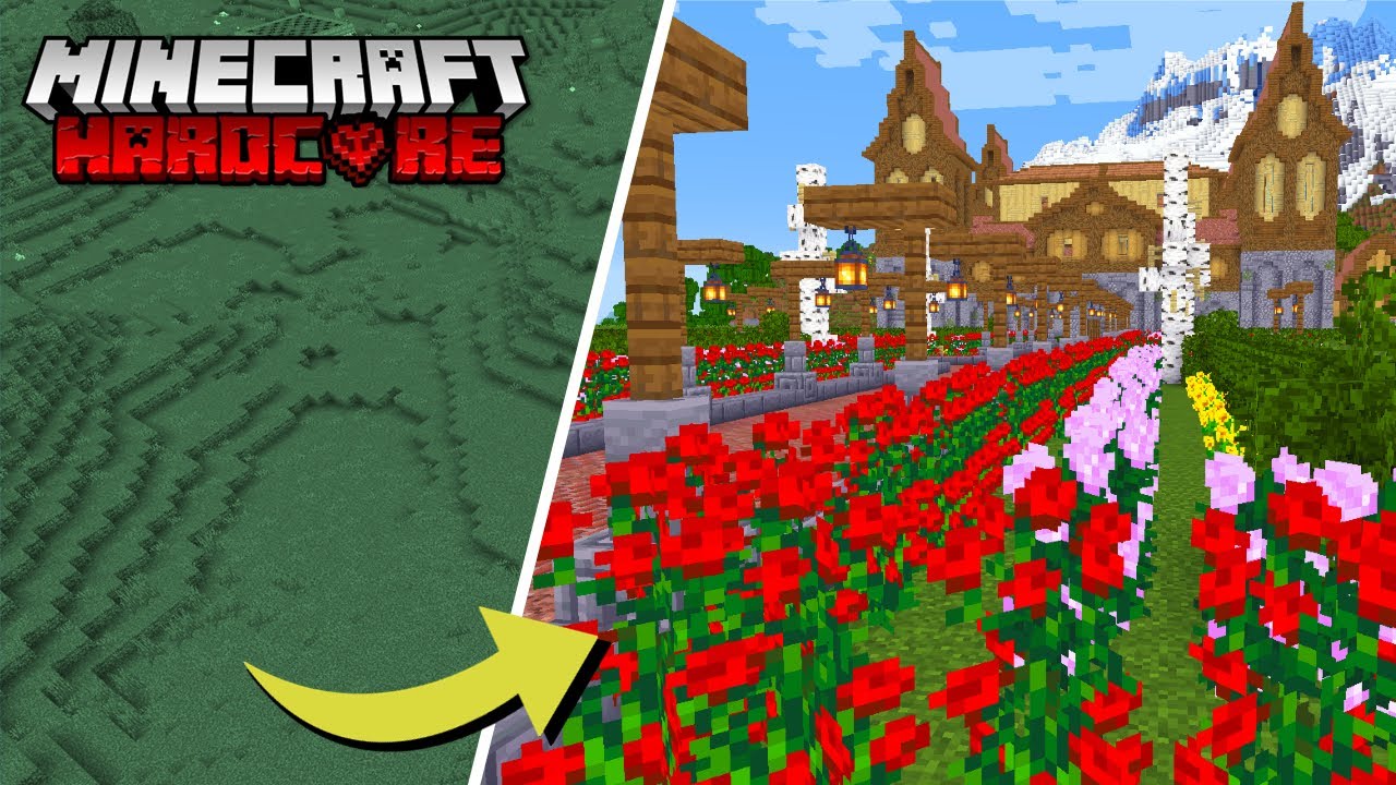 I Transformed This PLAINS Biome into a GARDEN in Minecraft 1.19 ...