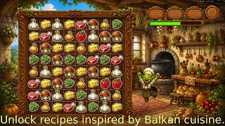 Goblin and Recipes: Match-3 Adventure (gameplay trailer) screenshot 2