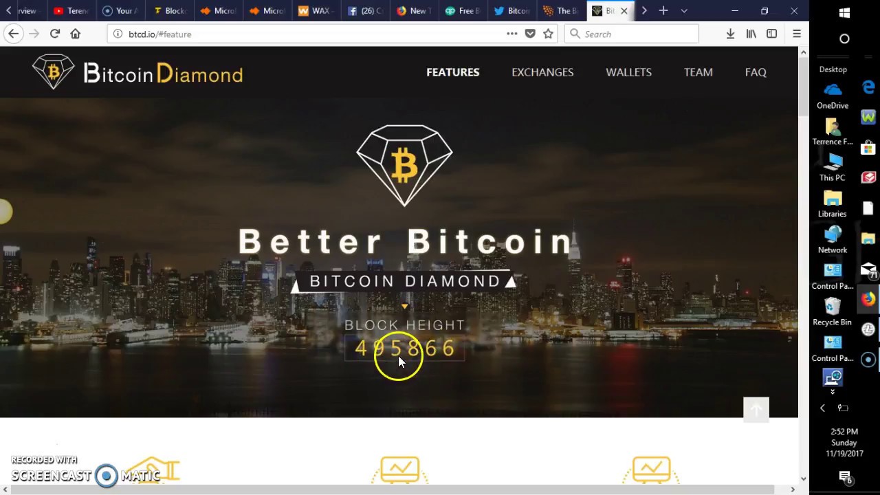 bittrex bitcoin diamond fork