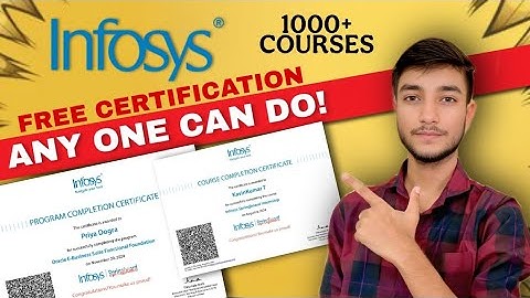 How to get Infosys Certification in 2025 | Free Courses With Certificate | Online Courses 2025
