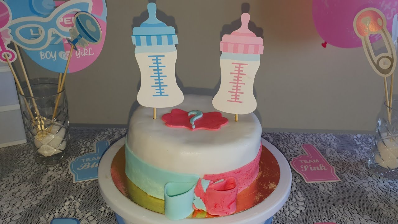 boy or girl cake طورطة معرفة جنس الجنين