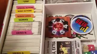 Heroes Wanted - foamcore organizer storage