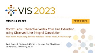 Famous Vortex Lens: Interactive Vortex Core Line Extraction using Observed Line Integral Convolution - Fas Wealth