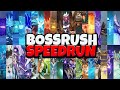 Speedrunning all bosses in genshin impact