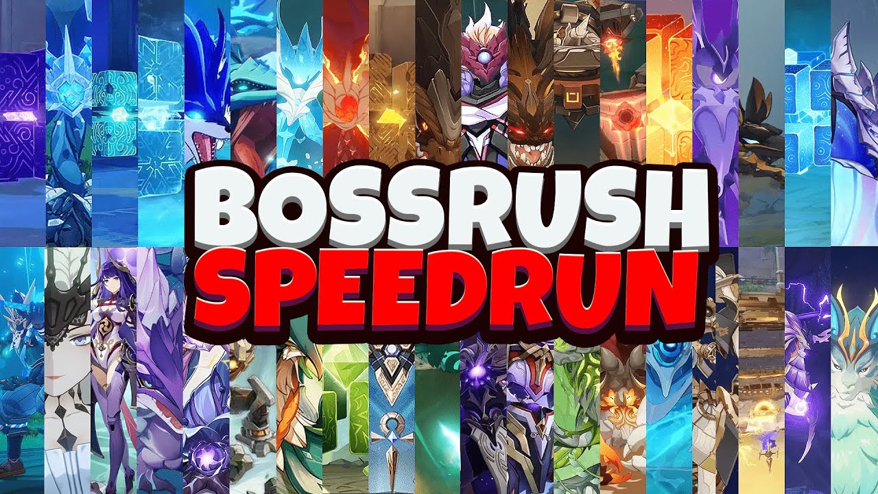 Speedrunning All Bosses In Genshin Impact