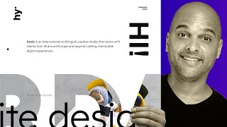 Website Design Inspiration: Hardy Studio -  Kaycinho Reacts #2