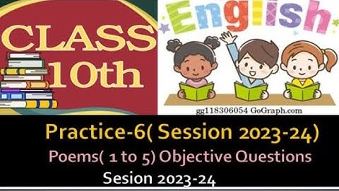 #pseb #class #class10 #poems #boardexam2024 #generalenglish #practiseenglish #objective_question