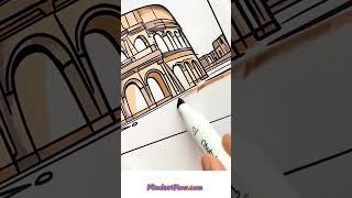 Color the Majestic Colosseum - Stunning Adult Coloring Page You ll Love
