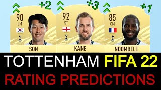 FIFA 22 TOTTENHAM RATING PREDICTIONS, TOTTENHAM PLAYER RATINGS FT. SON, KANE, NDOMBELE