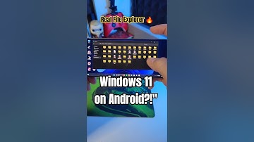 Windows 11 on Android Phone?! 🤯 | HyperDroid Launcher | FULL PC Experience! #shorts