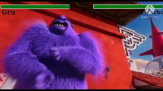 Gru Vs El Macho With Healthbars Despicable Me 2 (2013) (900K Subscribe Special)