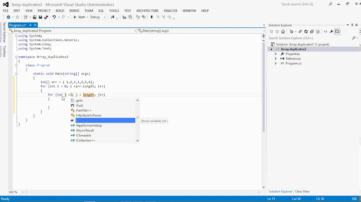 How to find duplicate elements in a array with c#