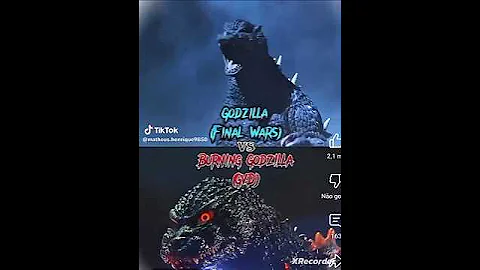 Burning Godzilla (GVD) vs Godzilla (Final Wars) |#godzillavsdestoroyah #godzillafinalwars
