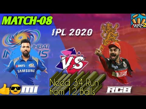 Vivo IPL 2020 | MI Vs RCB Match-08 | world cricket championship | full ...