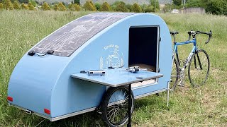 Bike Camper Teardrop Trailer Redefines Bike Travel With Comfort And Freedom