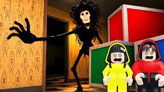 Yuta, Mio, and Baby Celine Get Sucked Into the TV and Enter The Locust's House || ROBLOX