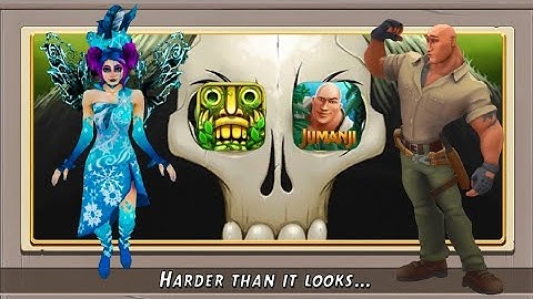 Temple Run 2 vs JUMANJI | Endless Run Games Gameplay | Video Games | Android & IOS | Frozen Shadows