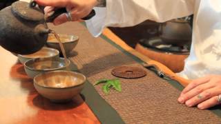 Global Tea Huts Wu De Performing Cha Dao Tea Ceremony
